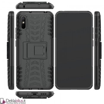 Smūgiams atsparus dėklas - juodas (Xiaomi Redmi 9A) Smūgiams atsparus dėklas - juodas (Xiaomi Redmi 9A)